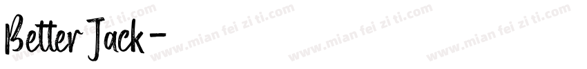 Better Jack字体转换